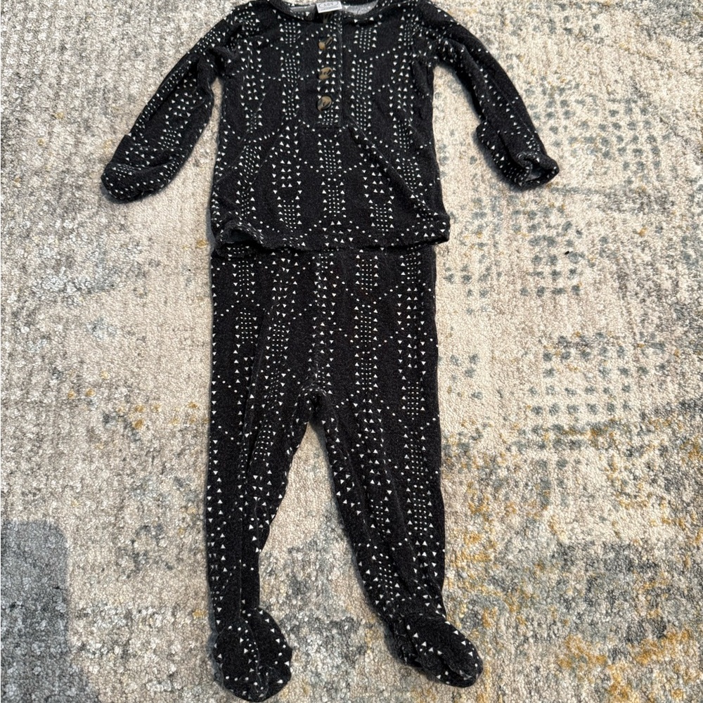Lou Lou & Company Black and White Kids Matching Set